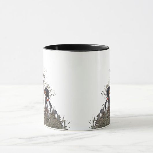 Brittany Spaniel Tasse (Zentrum)