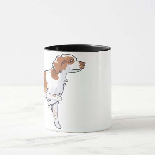 Brittany Spaniel Tasse (Zentrum)