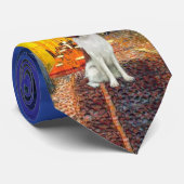 Brittany Spaniel - Terrassencafé Krawatte (Gerollt)