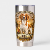 Brittany Spaniel Thermobecher (Rückseite)