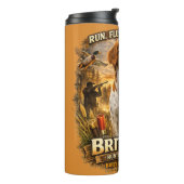 Brittany Spaniel Thermosbecher (Nach links gedreht)