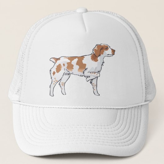 Brittany Spaniel Truckerkappe (Vorderseite)