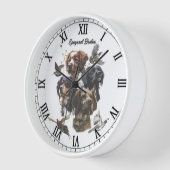 Brittany Spaniel Uhr (Winkel)