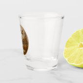 Brittany Spaniel und Waldschnepfe Schnapsglas (Rechts)