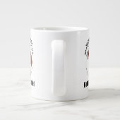 Brittany Spaniel Vater Jumbo-Tasse (Rückseite)