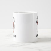 Brittany Spaniel Vater Jumbo-Tasse (Vorderseite)