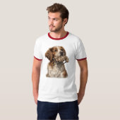 Brittany Spaniel & Waldschnepfenjagd T-Shirt (Vorne ganz)