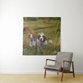 Brittany Spaniel Wandteppich (Beispiel)