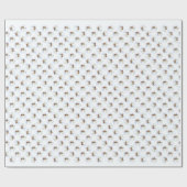 Brittany Spaniel Weihnachten Geschenkpapier (Flach)