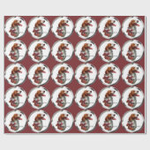 Brittany Spaniel Weihnachten Geschenkpapier (Flach)