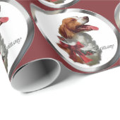 Brittany Spaniel Weihnachten Geschenkpapier (Rolleneckpunkt)