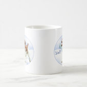 Brittany Spaniel Weihnachten Kaffeetasse (Mittel)
