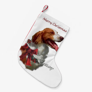 Brittany Spaniel Weihnachten Kleiner Weihnachtsstrumpf