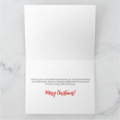 Brittany Spaniel Weihnachts Feierliche Reise Karte (Innenseite)