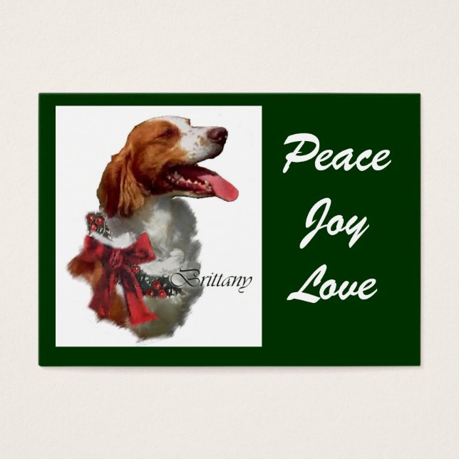 Brittany Spaniel Weihnachtsgeschenke (Vorderseite)