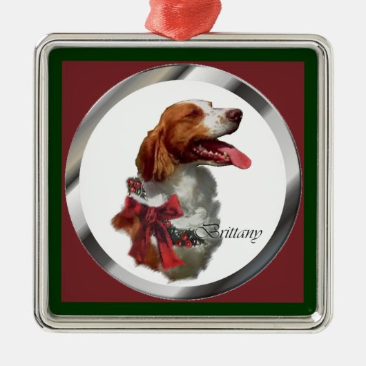 Brittany Spaniel Weihnachtsgeschenke Ornament (Vorne)