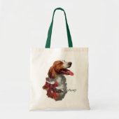 Brittany Spaniel Weihnachtsgeschenke Tragetasche (Vorne)