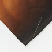 Brittany Spaniel Welpe Autumn Delight Pumpkin Fleecedecke (Ecke)