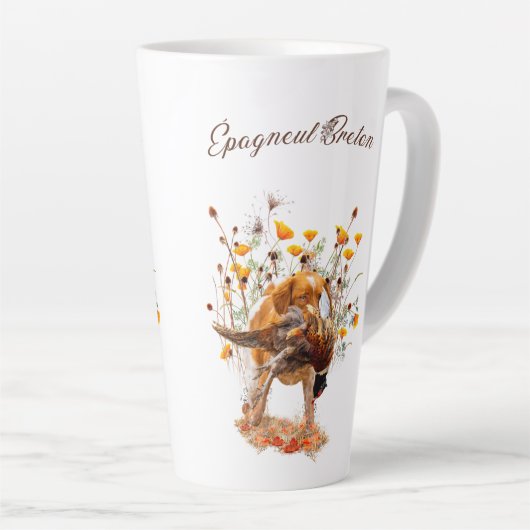 Brittany Spanisch, Jagd Fasan Tasse (Rechte Ecke)