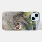 Brittany Spanisch Jagdchukar-Partridge, Art Case-Mate iPhone Hülle (Rückseite (Horizontal))