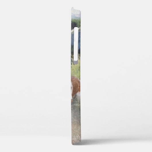 Brittany Spanisch Jagdchukar-Partridge, Art Case-Mate iPhone Hülle (Rückseite / Links)