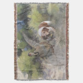 Brittany Spanisch Jagdchukar-Partridge, Art Decke (Vorderseite Vertikal)