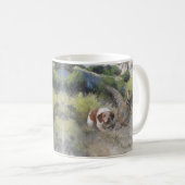 Brittany Spanisch Jagdchukar-Partridge, Art Kaffeetasse (VorderseiteRechts)