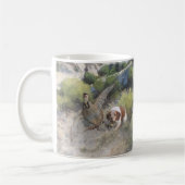 Brittany Spanisch Jagdchukar-Partridge, Art Kaffeetasse (Links)