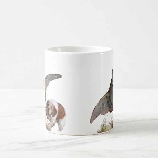 Brittany Spanisch Jagdchukar-Partridge, Art Kaffeetasse (Mittel)