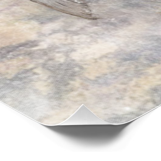 Brittany Spanisch Jagdchukar-Partridge, Art Poster (Ecke)