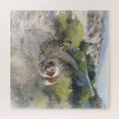 Brittany Spanisch Jagdchukar-Partridge, Art Puzzle (Horizontal)