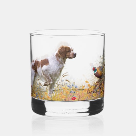 Brittany Spanisch Whiskey Glass Whiskyglas (Vorderseite)