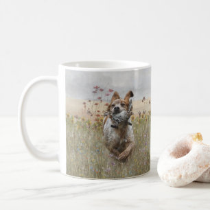 Brittany Spanische Jagdquail , Art Kaffeetasse