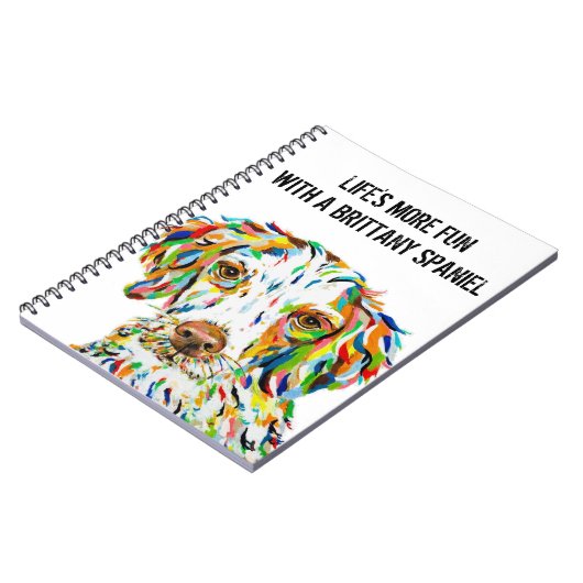 Brittany Spanish Notebook 6.5" x 8.75" Notizblock (Linke Seite)