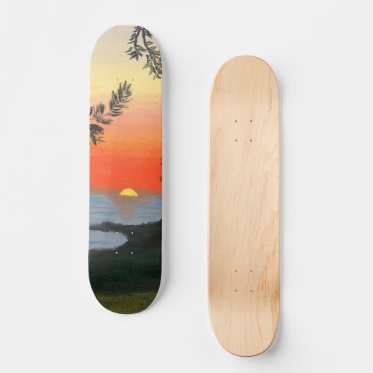 Brittany Sunset Skateboard (Vorderseite)