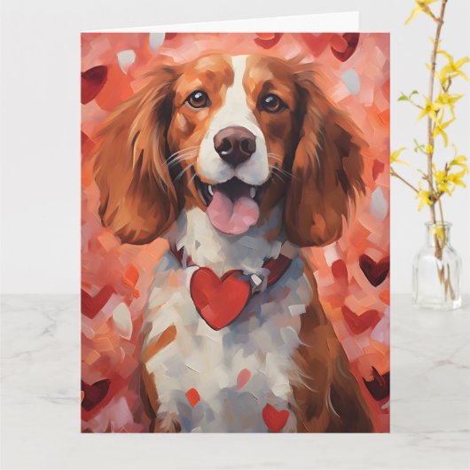 Brittany Valentinstag Karte (Gelbe Blume)