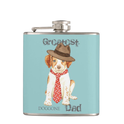 Brittany Vater Flachmann (Vorderseite)