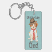 Brittany Vater Schlüsselanhänger (Vorderseite links)