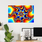 Brittle - Fraktal Poster (Heimbüro)