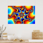 Brittle - Fraktal Poster (Küche)