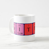 Brittney Periodenname Tasse (Vorderseite Links)