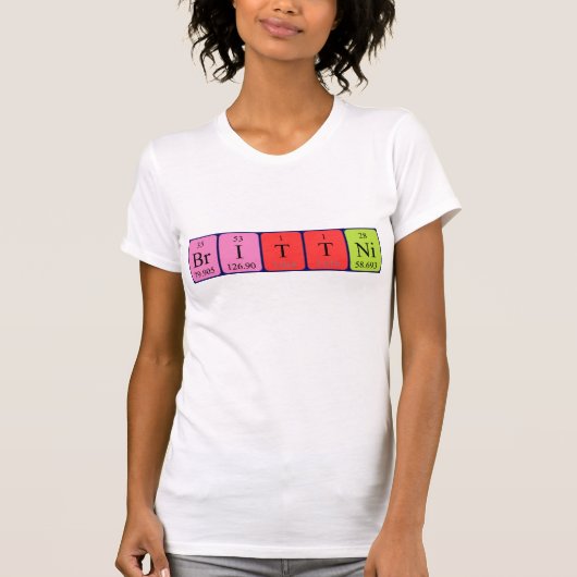 Brittni Periodenname Shirt (Vorderseite)