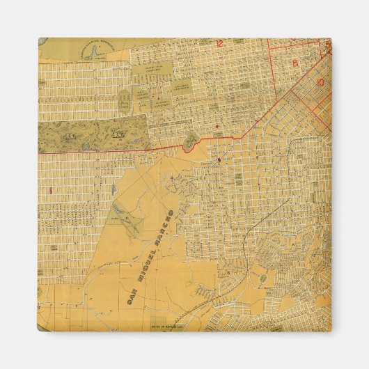 Britton and Rey's Guide Map Magnet (Vorne)