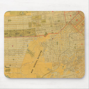 Britton and Rey's Guide Map Mousepad
