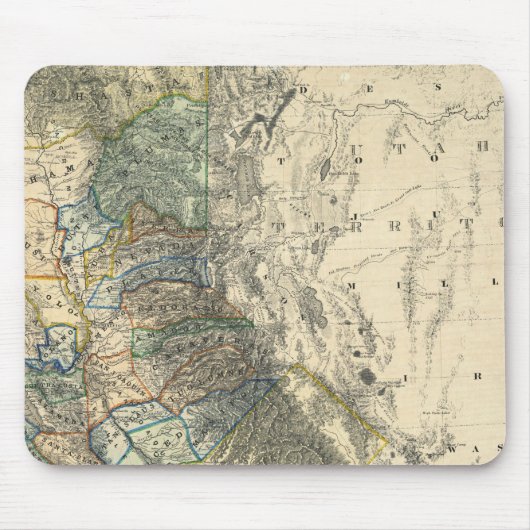 Britton and Rey's Map of California Mousepad (Vorne)