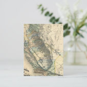 Britton and Rey's Map of California Postkarte (Stehend Vorderseite)