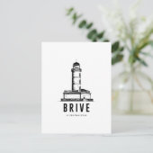 BrivelaGaillarde  Le Chateau dEau  Affiche Vintage Postkarte (Stehend Vorderseite)