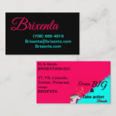 Brixentas Kontaktdaten Visitenkarte (Vorne/Hinten)