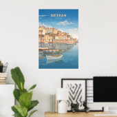 Brixham Devon Seereise Reiseplakat Poster (Heimbüro)