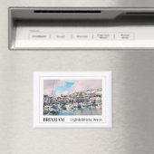 Brixham, englische Riviera, Devon, England Magnet (In Situ (Geschirrspüler))